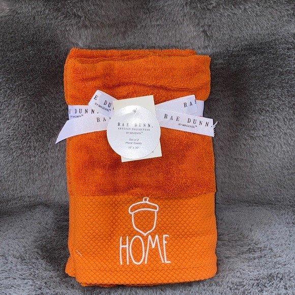 Rae Dunn Bath Nwt Rae Dunn Home Fall Themed Hand Towels Poshmark
